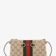 GG fabric crossbody with Nastro Web detail on the front