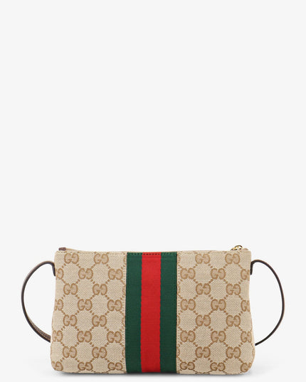 GG fabric crossbody with Nastro Web detail on the front