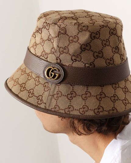 GG fabric Fedora hat