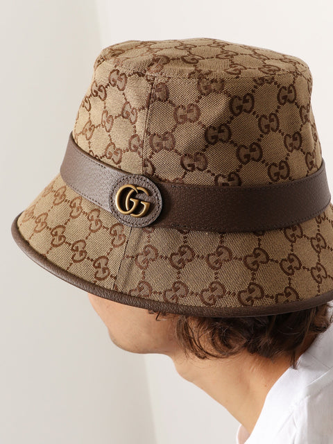 GG fabric Fedora hat