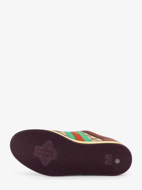 GG fabric leather sneakers