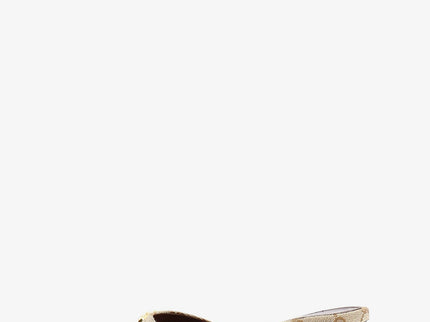 Gucci GG Sandalen – GG-Stoff mit Metall-Logo | Beige | Damen