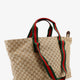GG fabric shopping bag with Nastro Web handle detail