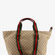GG fabric shopping bag with Nastro Web handle detail