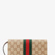 GG fabric shoulder bag with Nastro Web detail