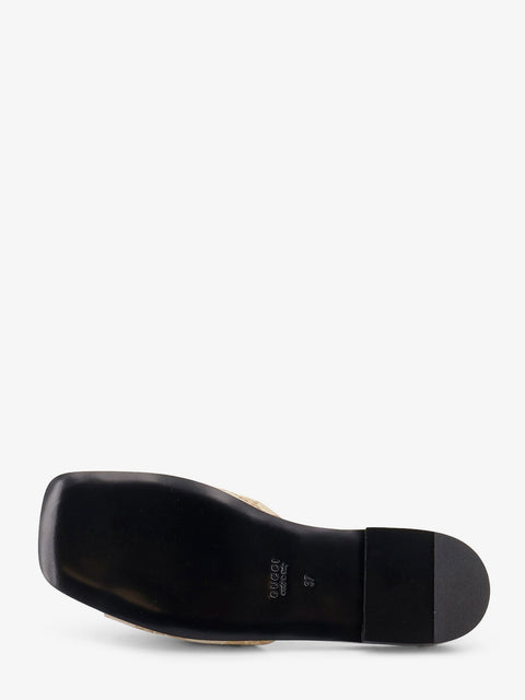 GG fabric slide sandals