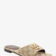 GG fabric slide sandals