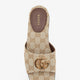 GG fabric slide sandals