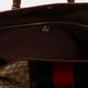 GG fabric travel bag with Web detail on the front