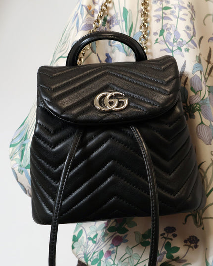 GG Marmont Mini leather backpack