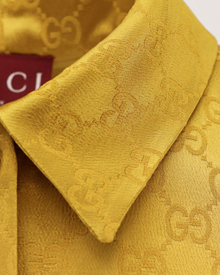 GG satin Chemisier Dress