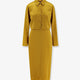 GG satin Chemisier Dress