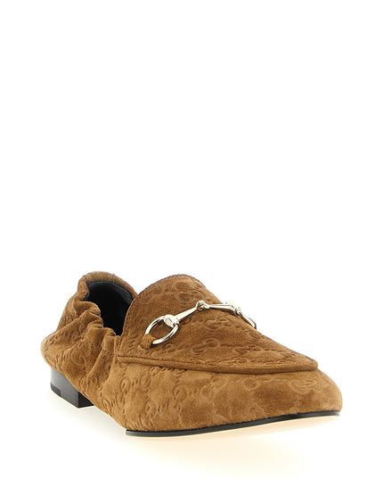 GG suede loafers