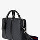 GG Supreme fabric and leather briefcase