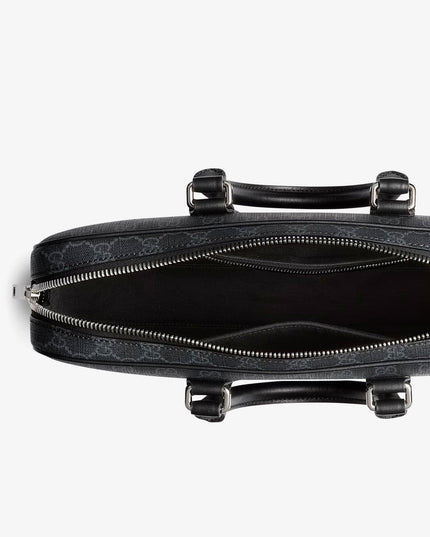 GG Supreme fabric and leather briefcase
