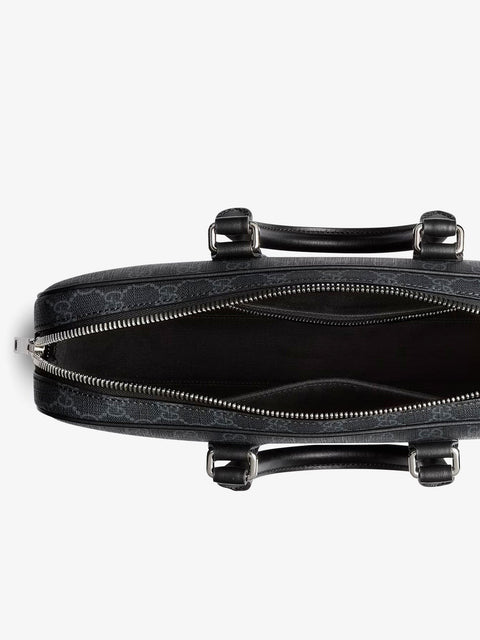 GG Supreme fabric and leather briefcase