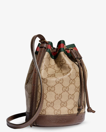GG Supreme Fabric Mini Bucket Bag