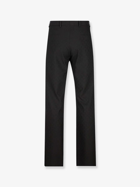 GG wool blend trousers