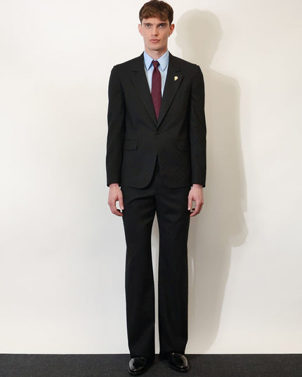 GG wool blend trousers