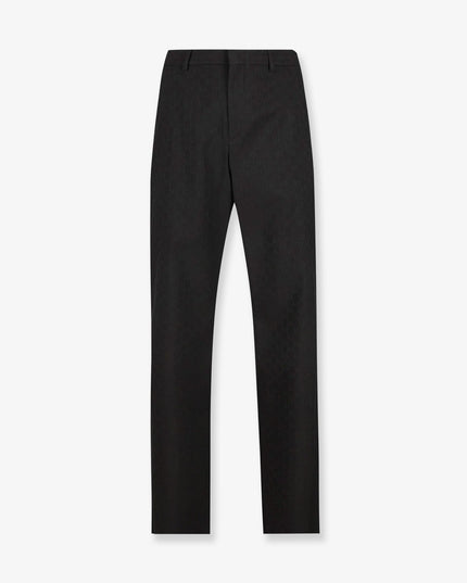 GG wool blend trousers