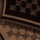 GG wool jacquard scarf
