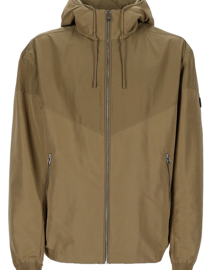 GIACCA CON CAPPUCCIO E ZIP