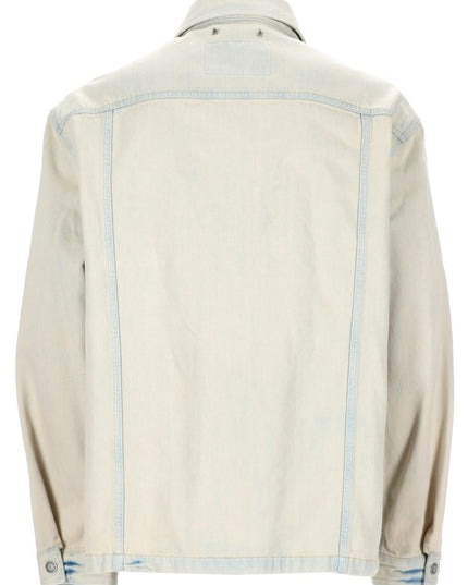 GIACCA IN DENIM CON TASCA RICAMATA