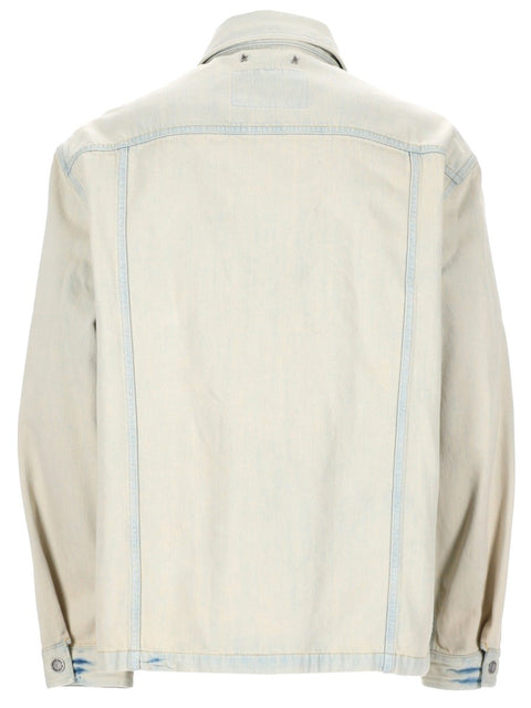 GIACCA IN DENIM CON TASCA RICAMATA