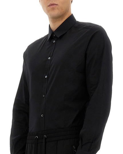 GOLD POPLIN STRETCH SHIRT