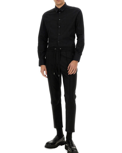 GOLD POPLIN STRETCH SHIRT