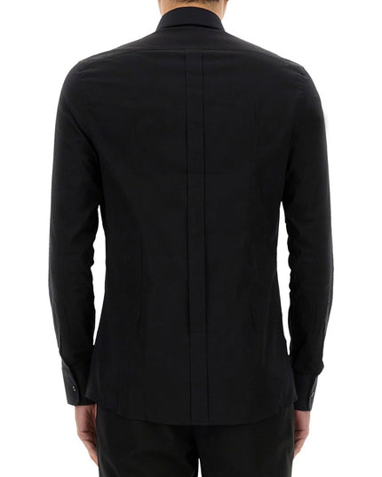 GOLD POPLIN STRETCH SHIRT