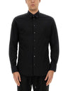 GOLD POPLIN STRETCH SHIRT