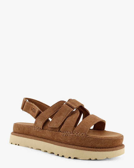Goldenstar Gleam sandals in suede