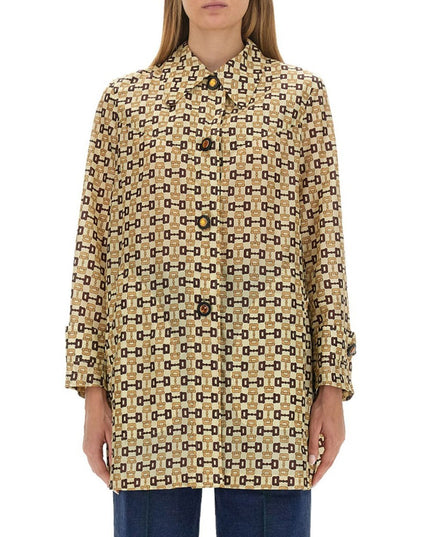 GUCCI HORSEBIT PRINT COAT