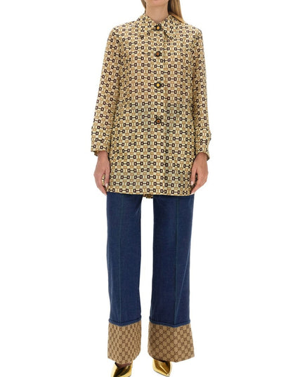 GUCCI HORSEBIT PRINT COAT