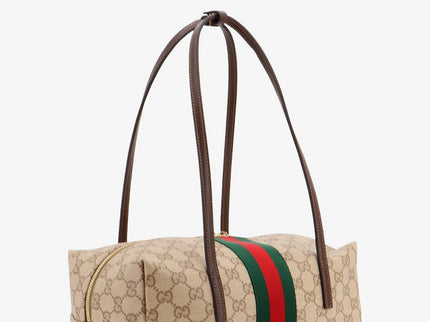 Gucci Melrose Schultertasche GG Fabric – Beige