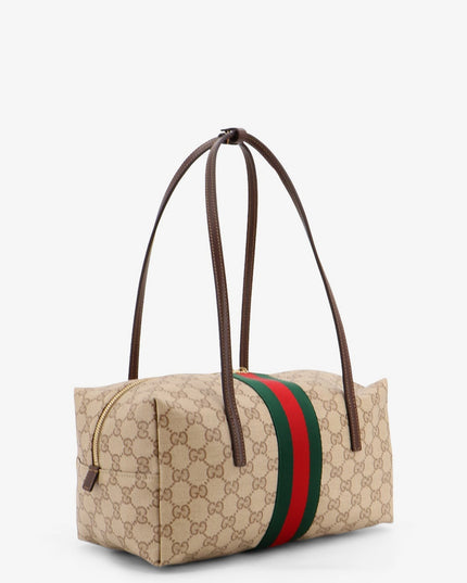 Gucci Melrose Schultertasche GG Fabric – Beige