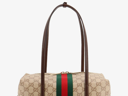 Gucci Melrose Schultertasche GG Fabric – Beige