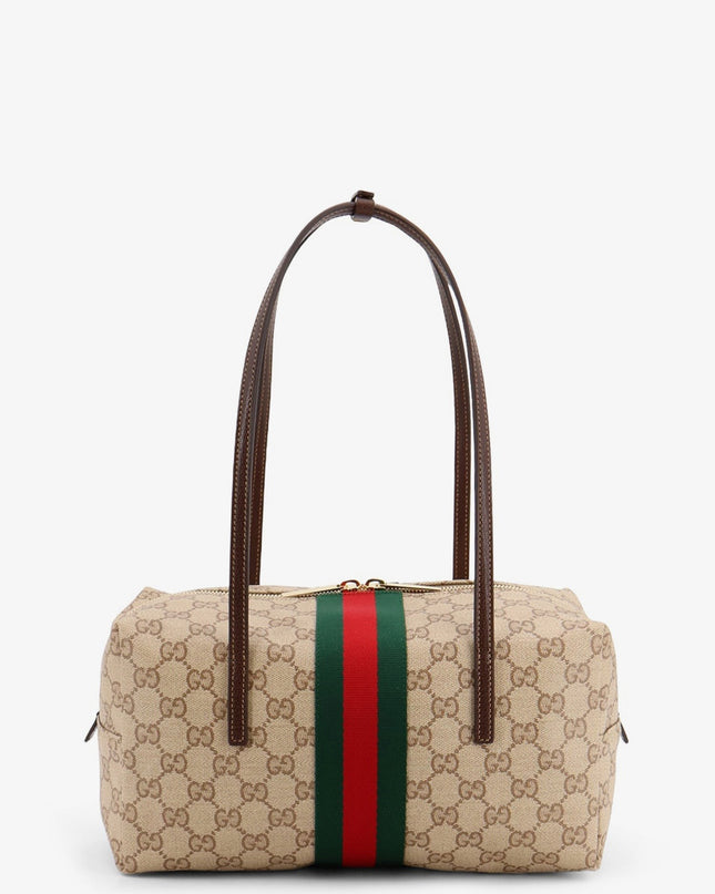 Gucci Melrose Schultertasche GG Fabric – Beige