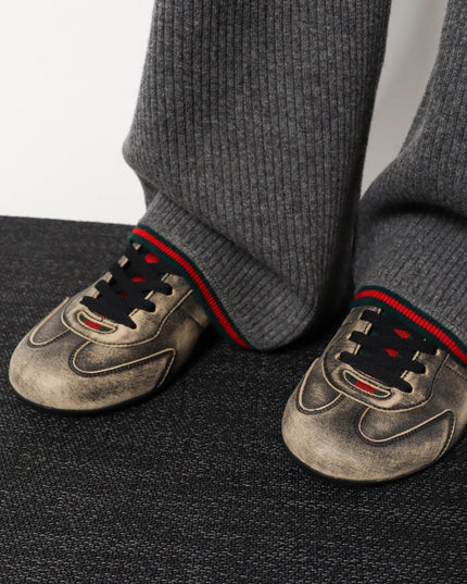 Gucci Shift délavé leather sneakers