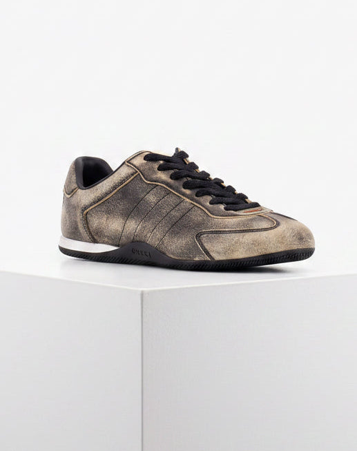 Gucci Shift Sneakers – Délavé-Leder