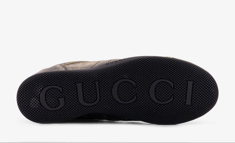 Gucci Shift Délavé Leder-Sneakers