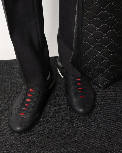 Gucci Shift leather sneakers