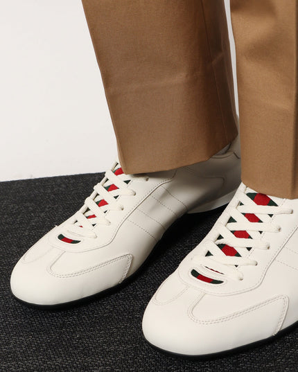 👟 Gucci – Shift Leather Sneaker | Milk Shake (Weiß)