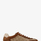 Gucci Shift suede sneakers with GG Supreme Fabric inserts