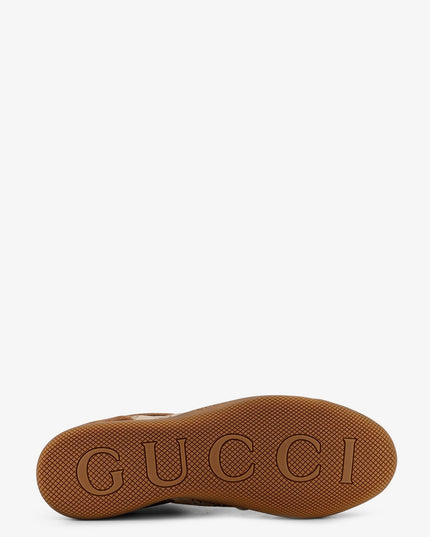 👟 Gucci – Shift Suede Sneaker mit GG Supreme Fabric | Braun (SUND)