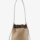 Gucci Venice GG fabric bucket bag