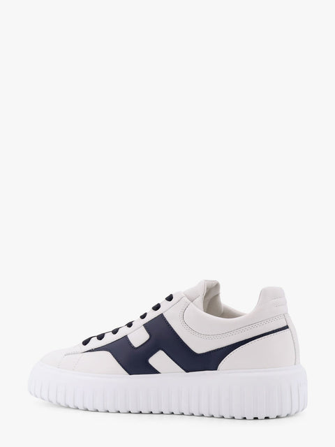 H-Stripes leather sneakers with side logo