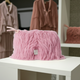 MSGM Clutch Bag in Pink