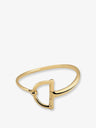 Half horsebit choker